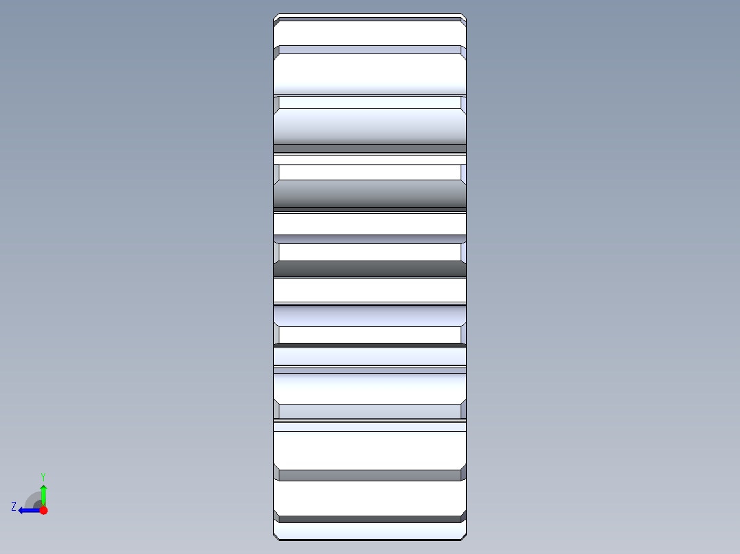 正齿轮-m1 20PA 20t Spur Gear右视图