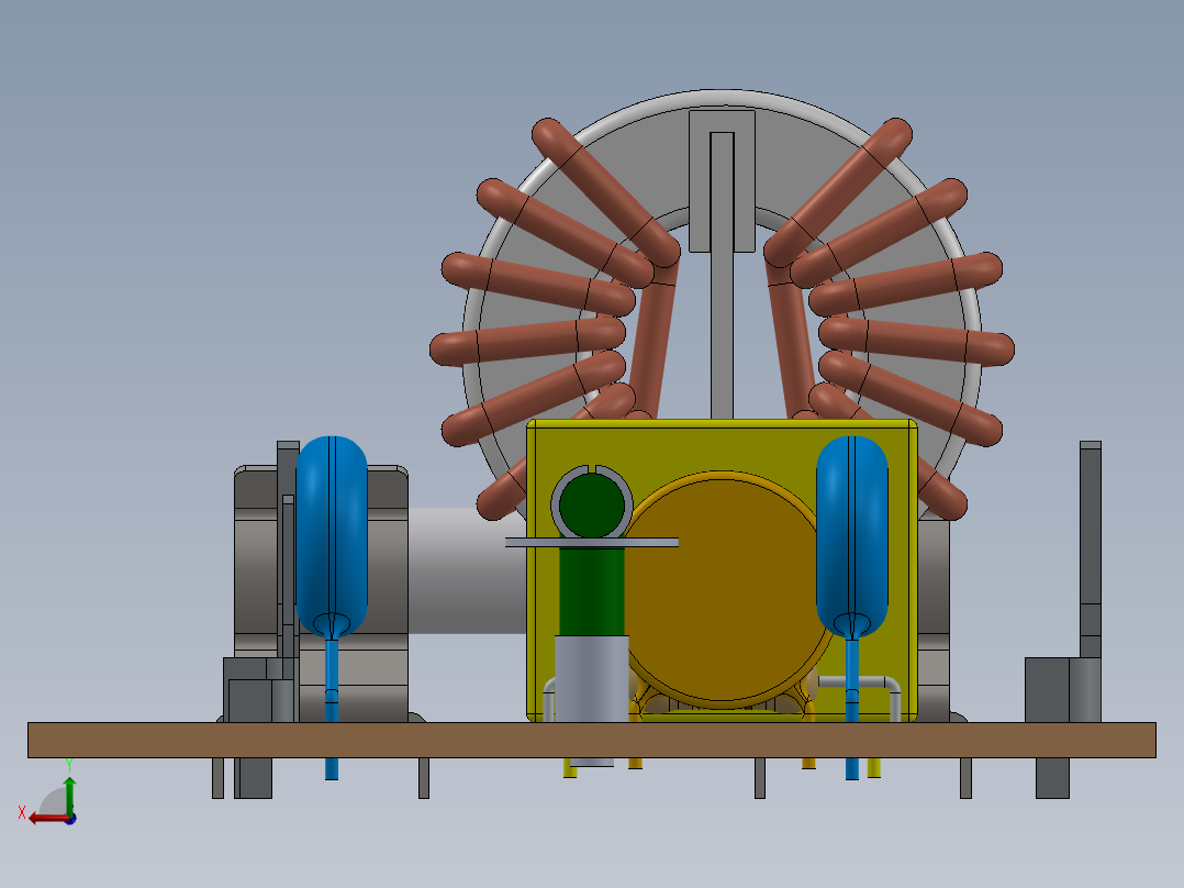 交流线路滤波器后视图
