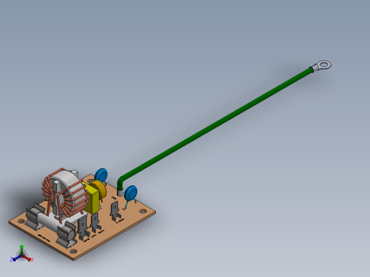 交流线路滤波器正等轴测缩略图