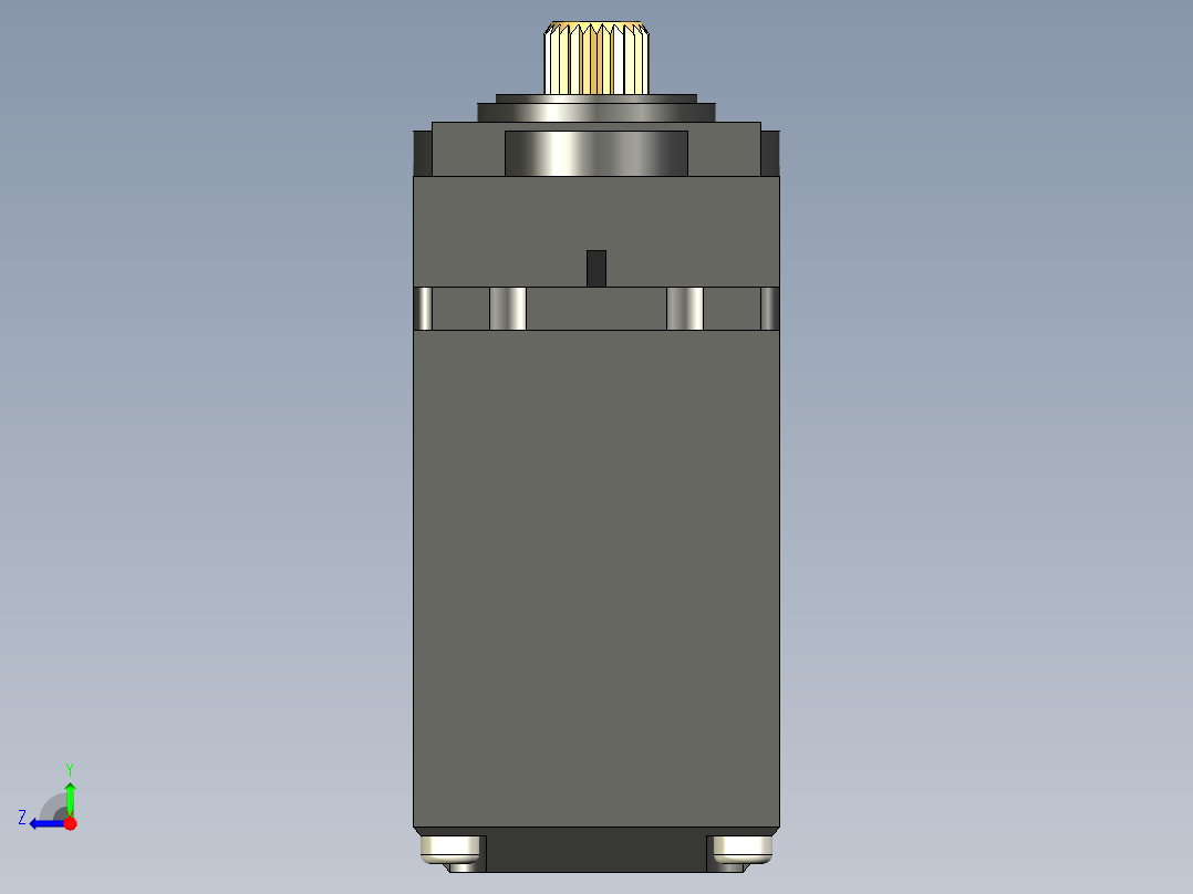 Servomotor伺服电机舵机MG995右视图