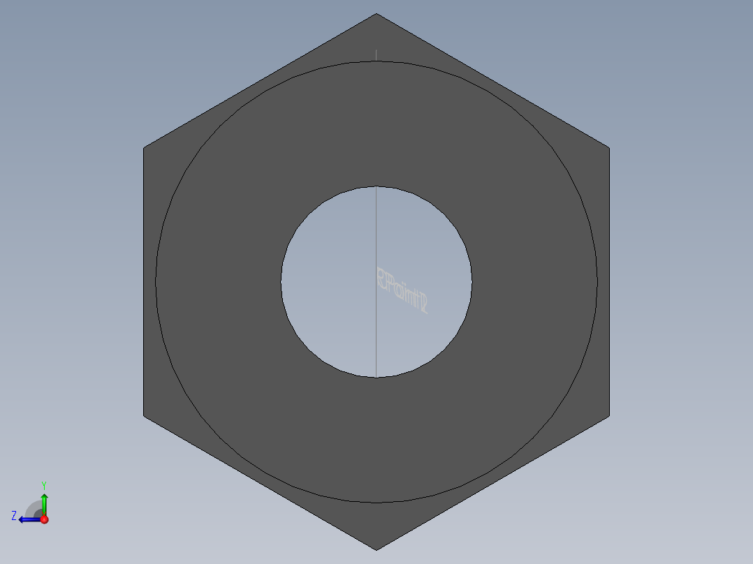 PVC管件-1.5x0.75 reducer后视图
