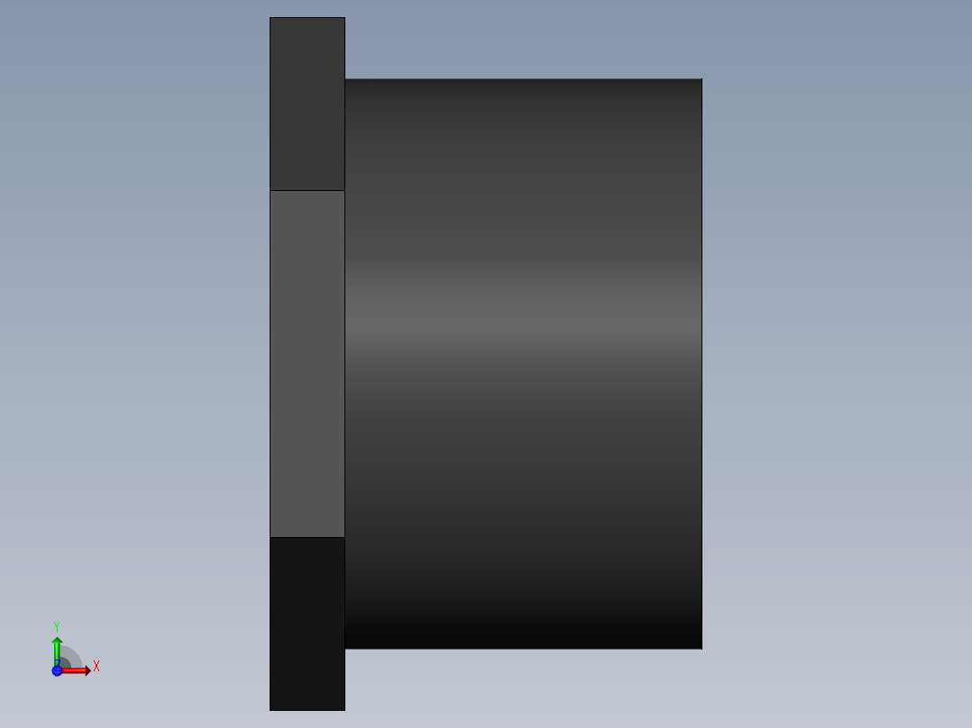PVC管件-1.5x0.75 reducer右视图