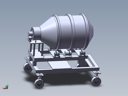 滚筒式烘干机设计含三维+二维+说明书