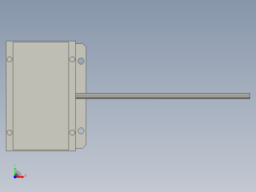 基恩士CA-DSR3_kc图纸模型前视缩略图