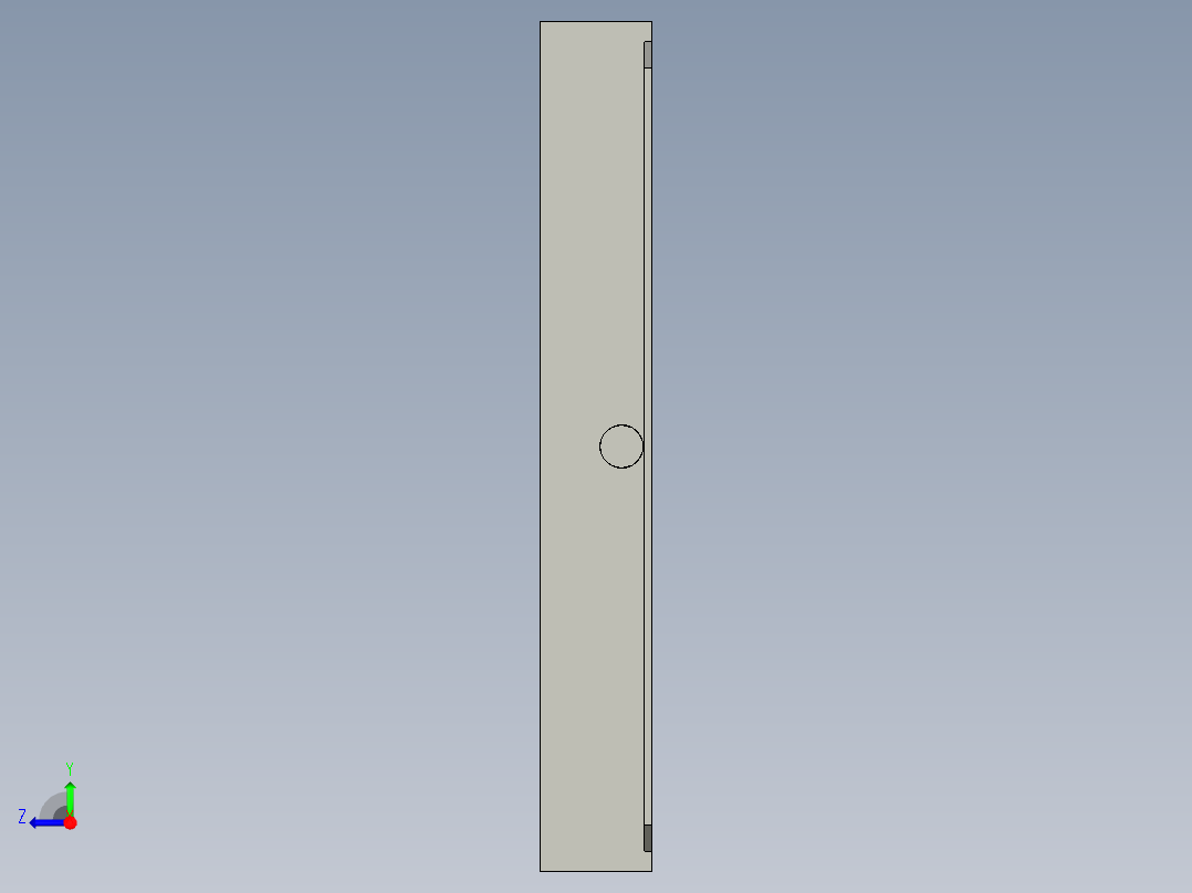 基恩士CA-DSR3_kc图纸模型右视图