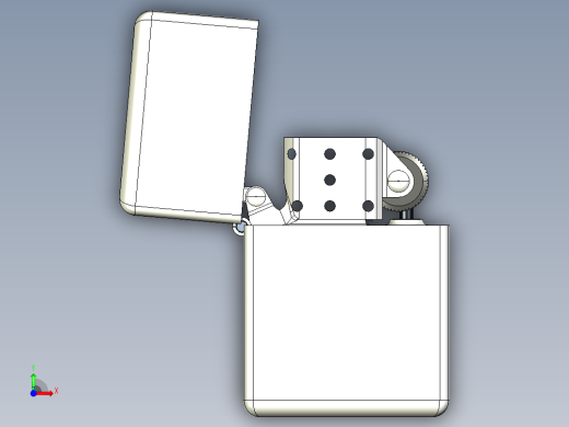 Zippo打火机前视缩略图