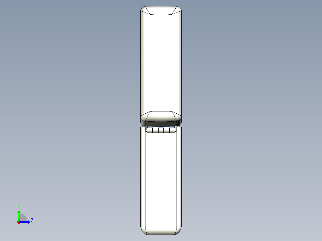Zippo打火机左视图