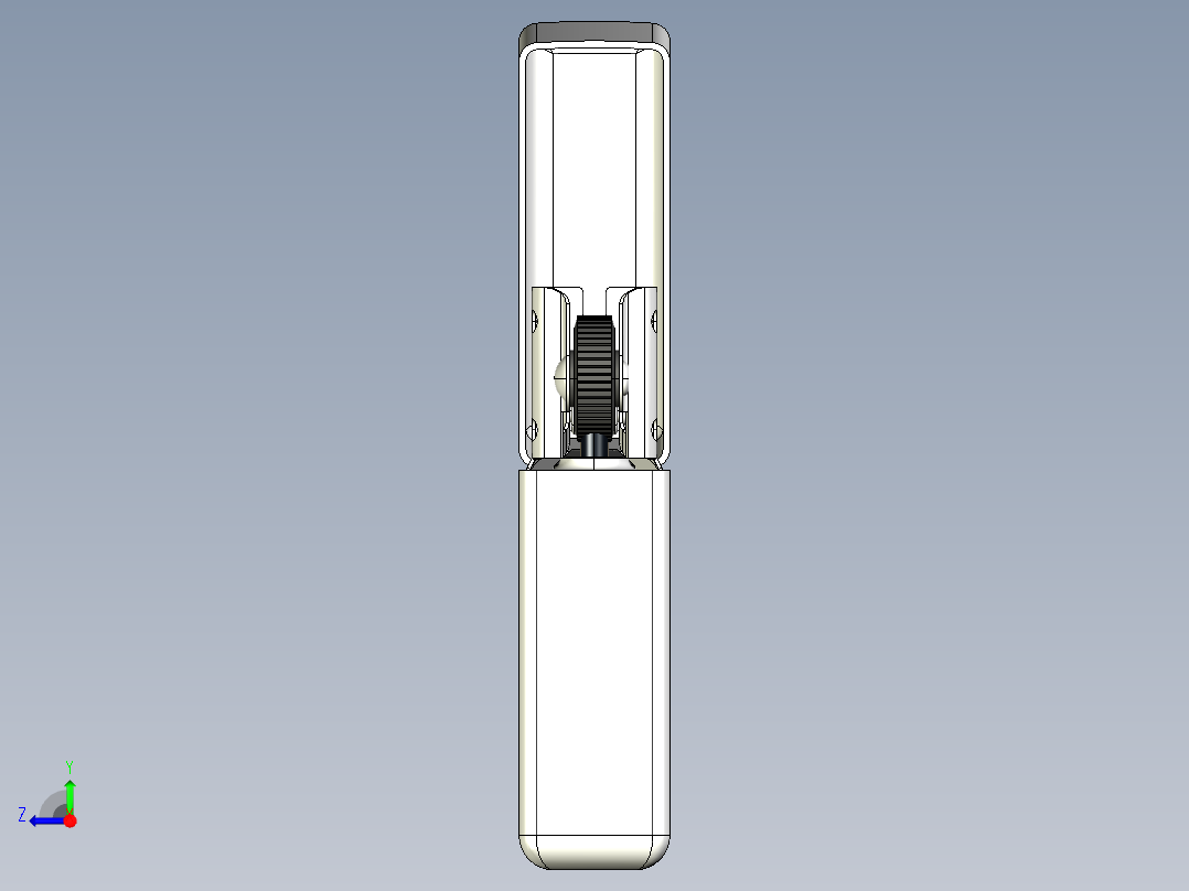 Zippo打火机右视图