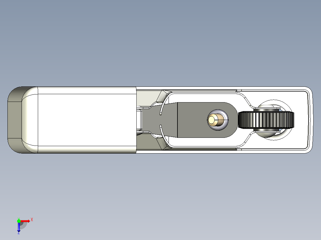 Zippo打火机俯视图