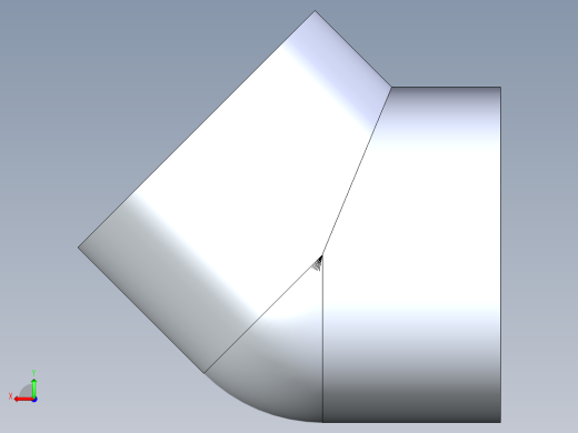 聚氯乙烯配件09-Sch80_45Elbow_FPTxFPT_819-040 _4in后视缩略图