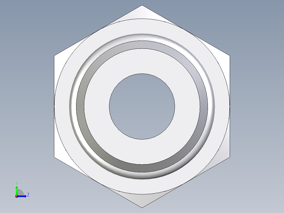 卡套式工业通用硬管接头EO_Male_Stud_connector_GEO12SMOMDCF左视图