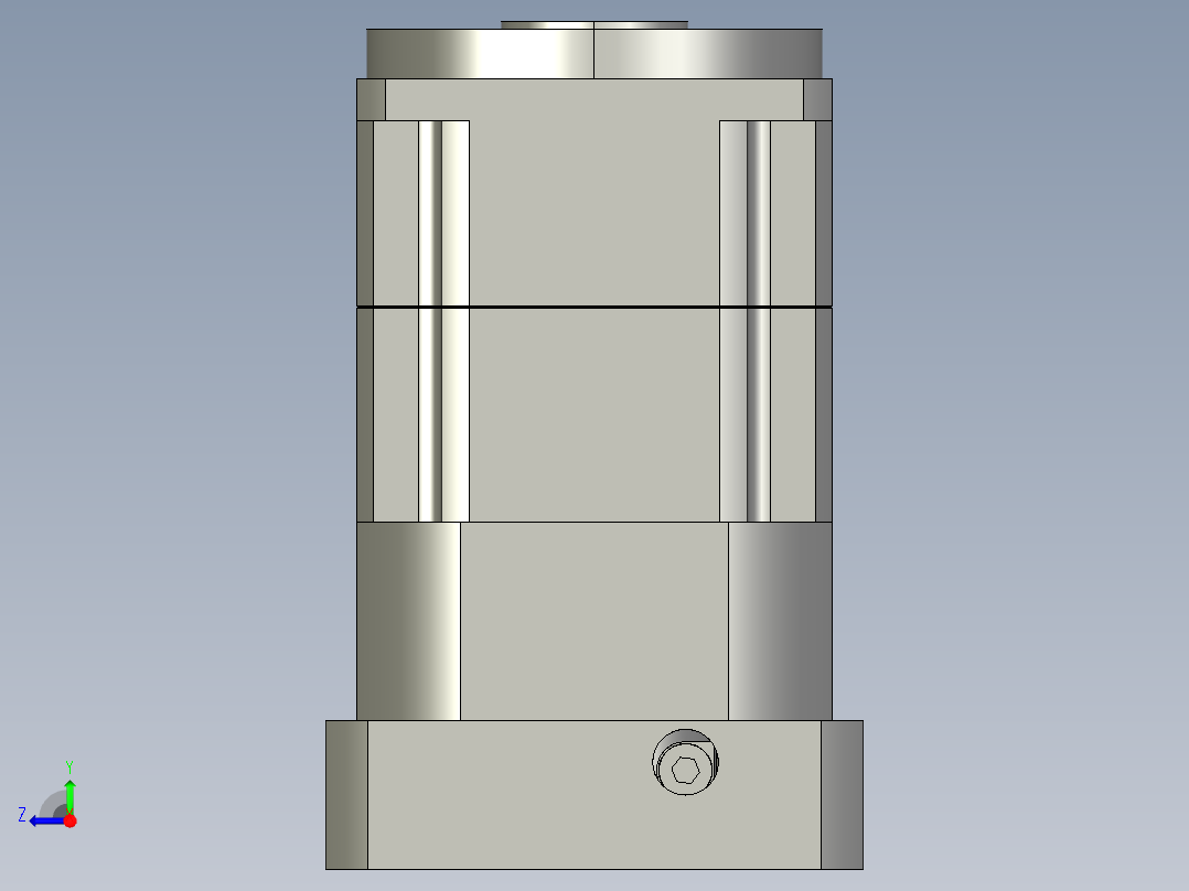 斜齿孔PGH115-L2 24-110-145-M8 .STEP右视图