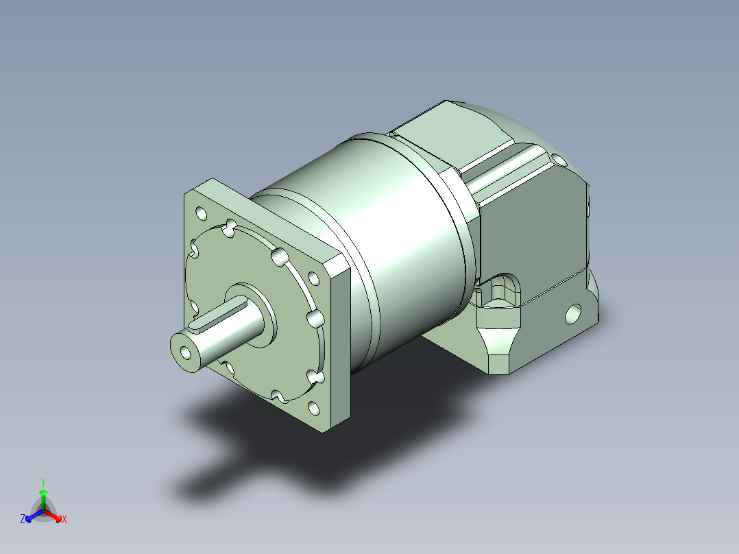 直齿ZPLF120-L3 19-70-90-M5正等轴测图
