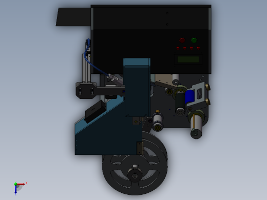 自动剪脚与贴胶机俯视缩略图