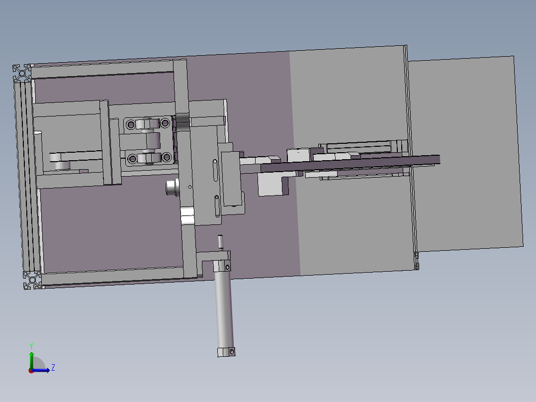 螺丝-上料结构左视图