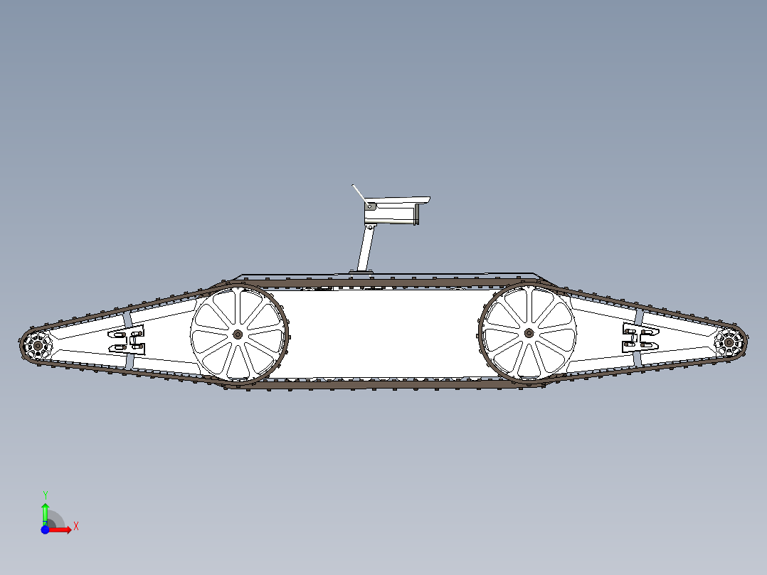 可移动摄像头前视图