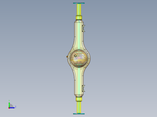 某电动驱动桥设计【非断开式后驱动桥】【含三维catia+文档】左视缩略图