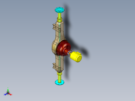 某电动驱动桥设计【非断开式后驱动桥】【含三维catia+文档】正等轴测缩略图