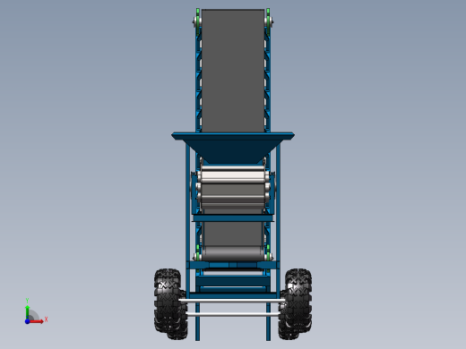 有机肥粉碎机前视缩略图