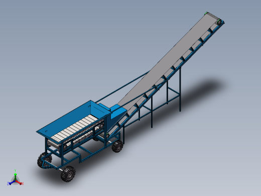 有机肥粉碎机正等轴测缩略图