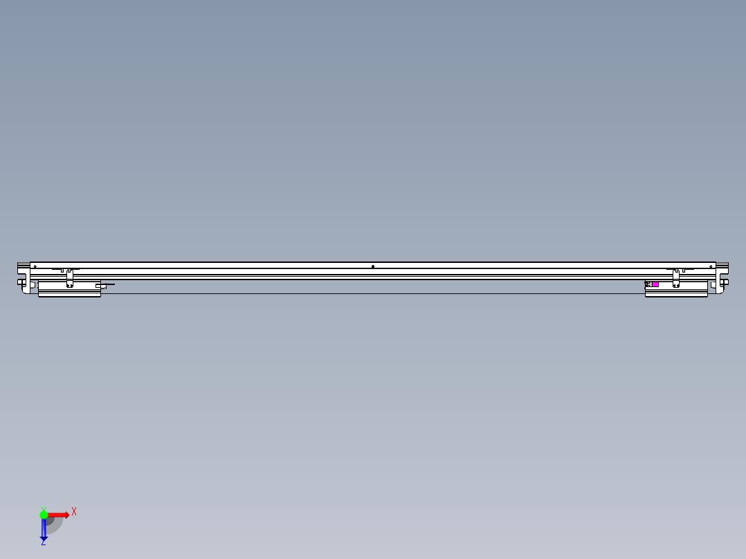 威洛博VL系列3d模型模组2VL22H2Y-S1550俯视图