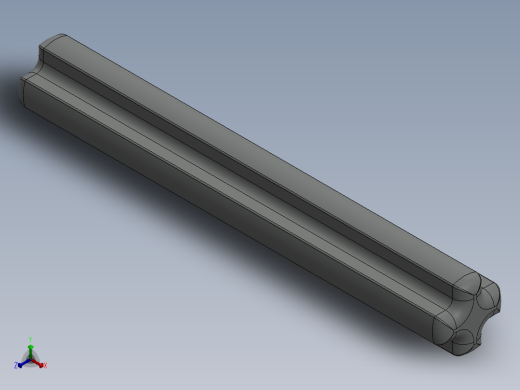 乐高机械组车桥-3705 OldGray Technic Axle 4正等轴测缩略图