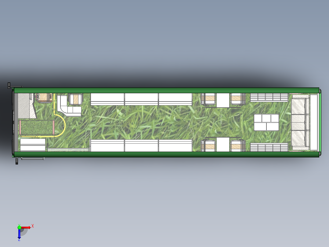 流动图书馆俯视图