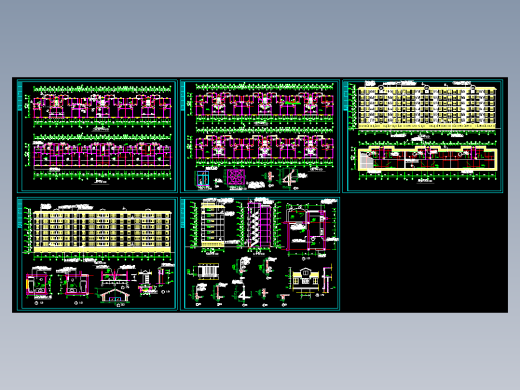 120平米住宅及错层建施图带效果图