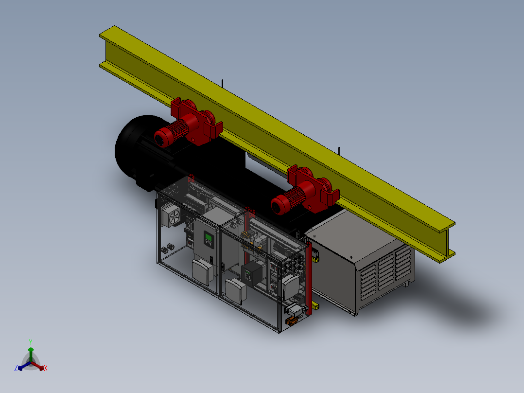 10吨电动葫芦起重机(带电控柜)