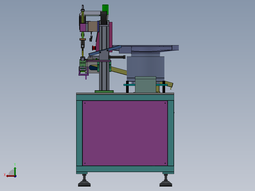上料机械手sw18可编辑后视图