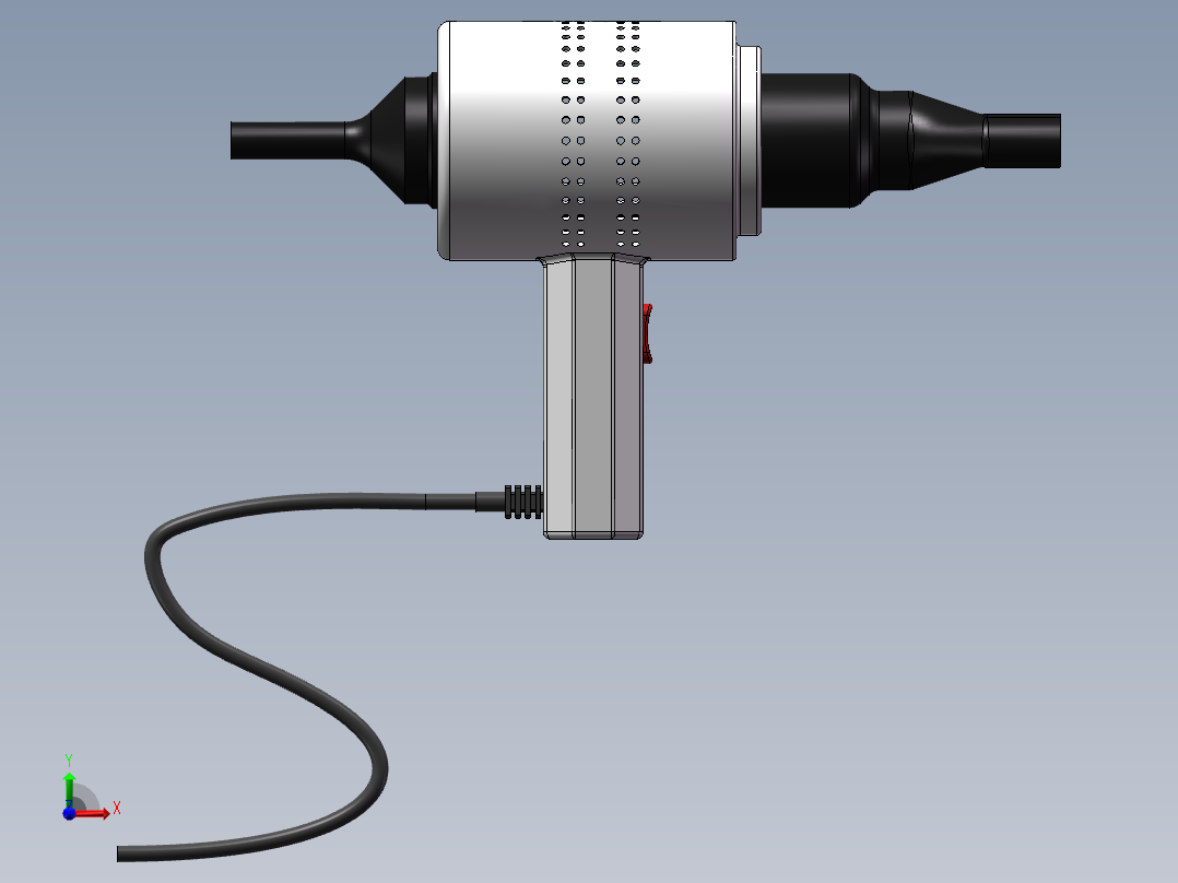 冷热两用风机前视图
