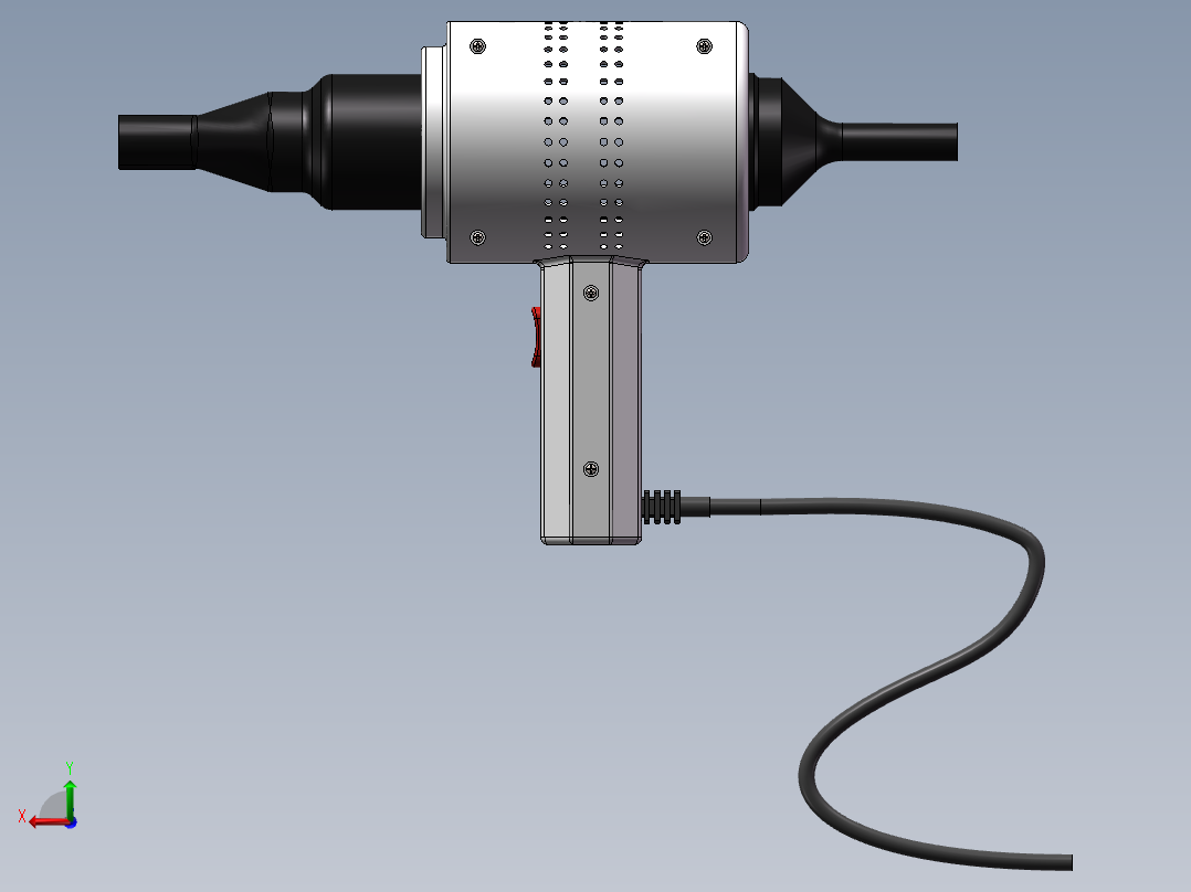 冷热两用风机后视图
