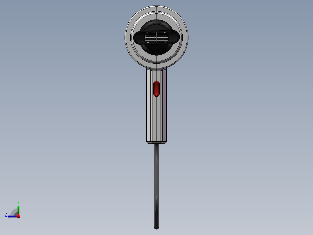 冷热两用风机右视图