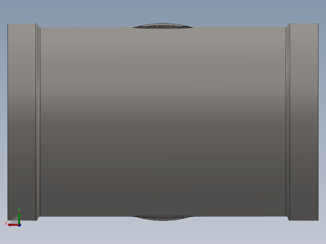 对丝三通弯头后视图