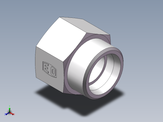 直通内螺纹接头、5DM-52-48正等轴测缩略图