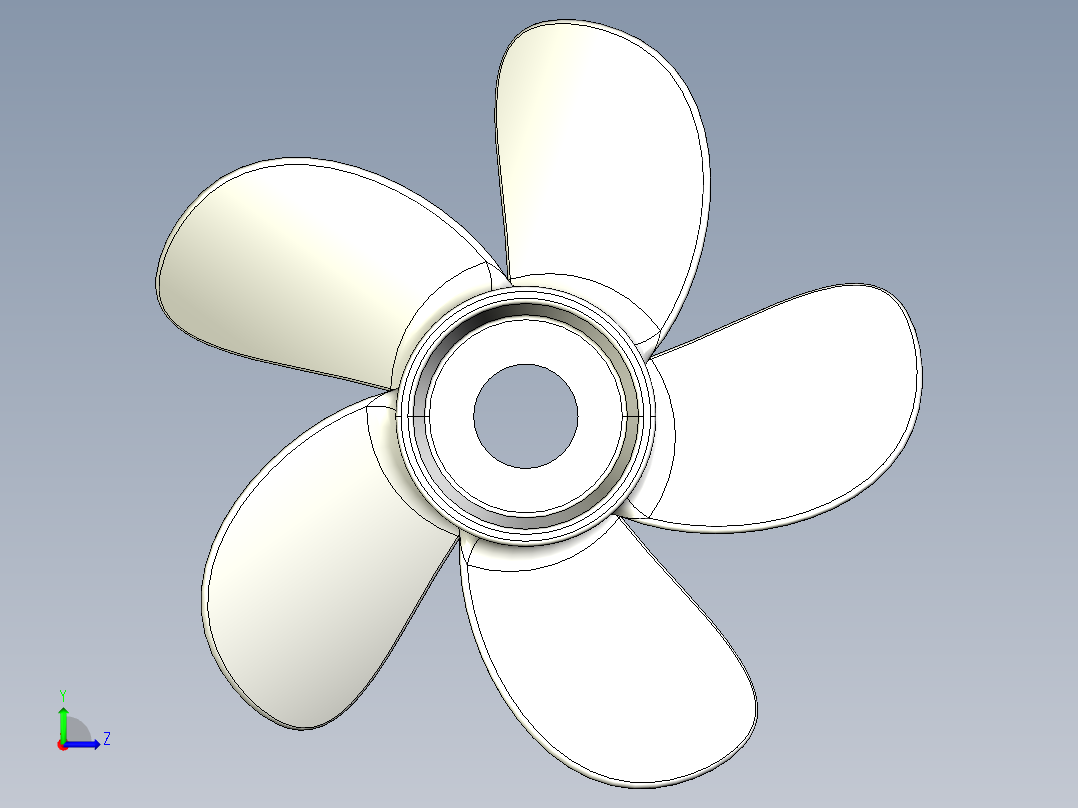 螺旋桨(134)左视图