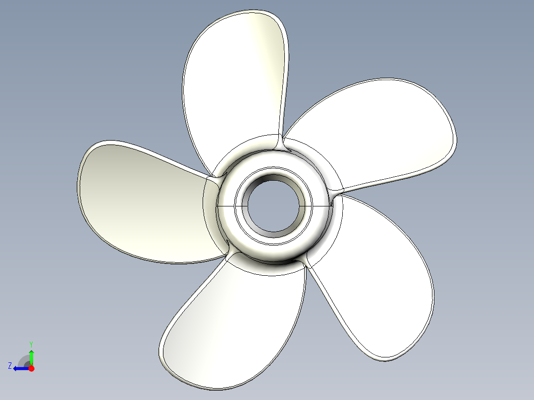 螺旋桨(134)右视图