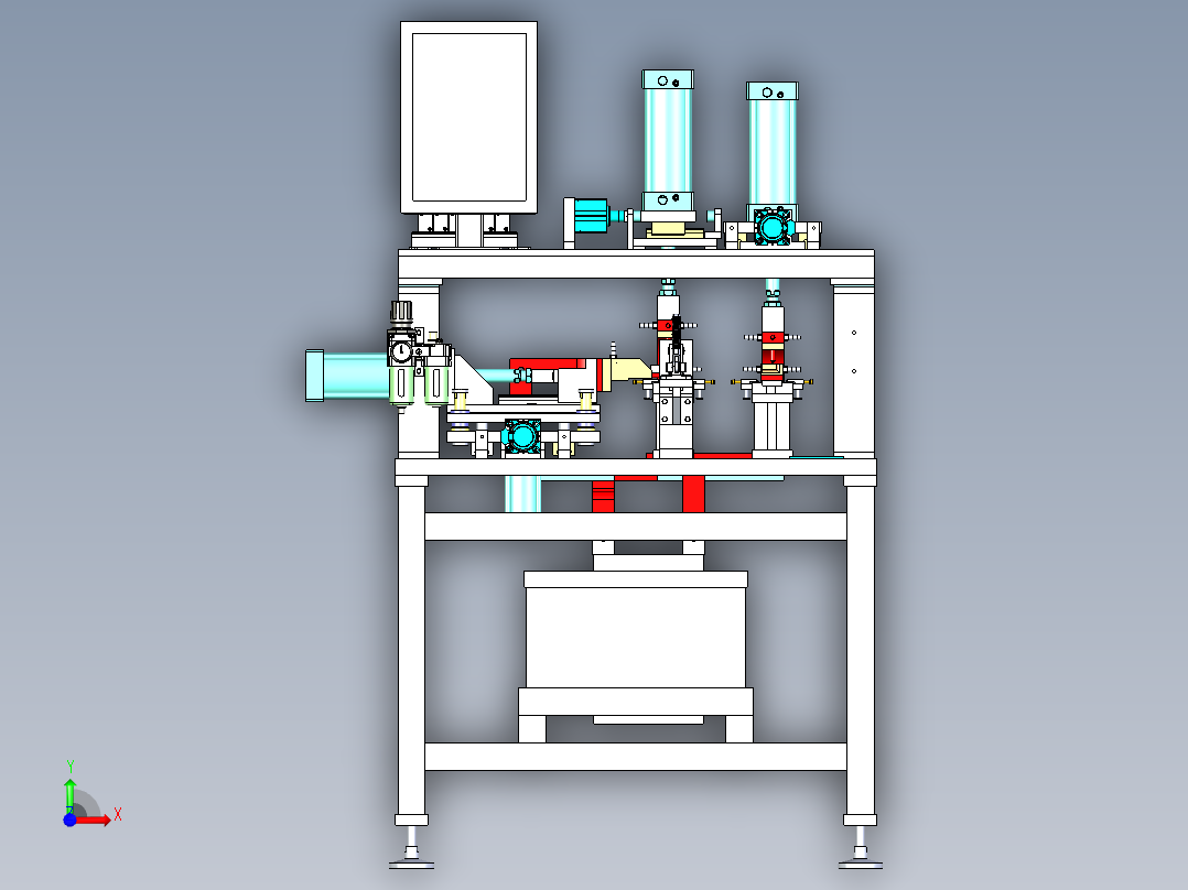 点焊机3D前视图
