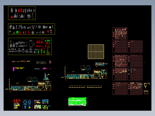家具五金配件图块总汇