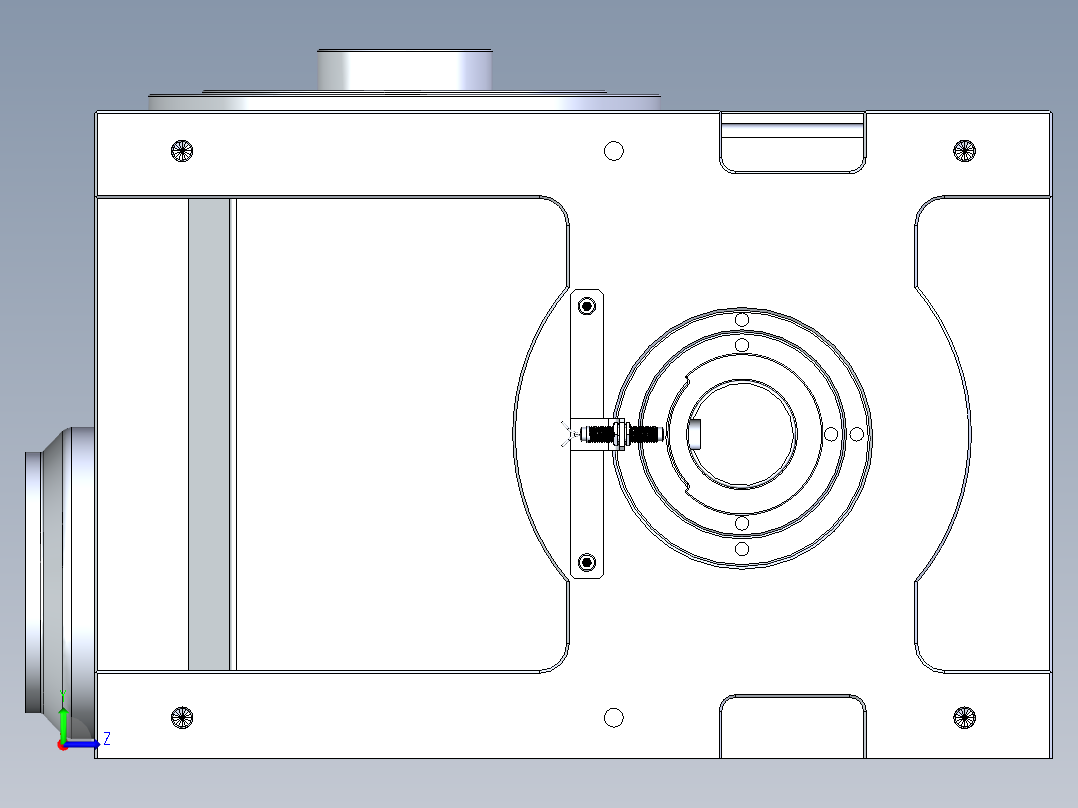 RU250DF意米精密分割器左视图