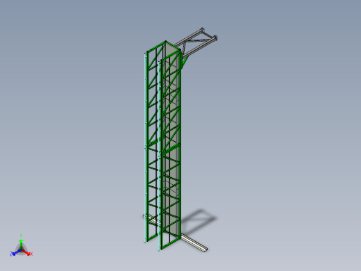 紧凑型桁架检修通道梯