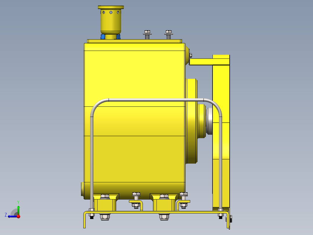 泵、水泵(17)右视图