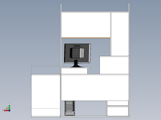 电脑桌(36)后视缩略图