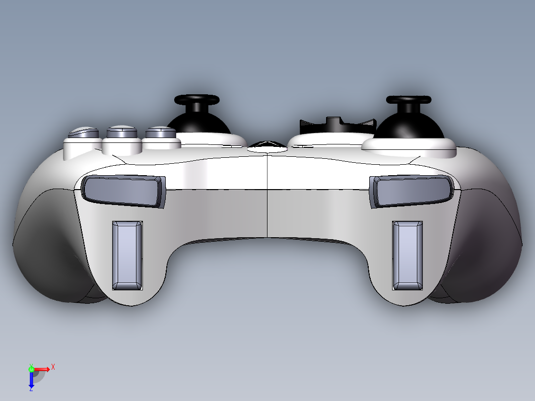 xbox手柄俯视图