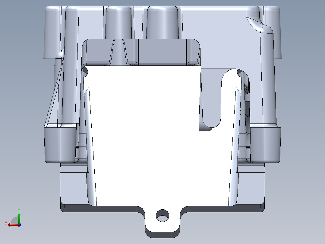 相机支架后视图