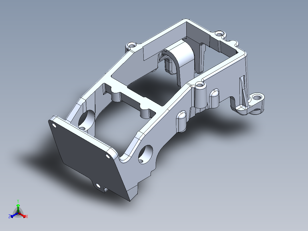 相机支架正等轴测图