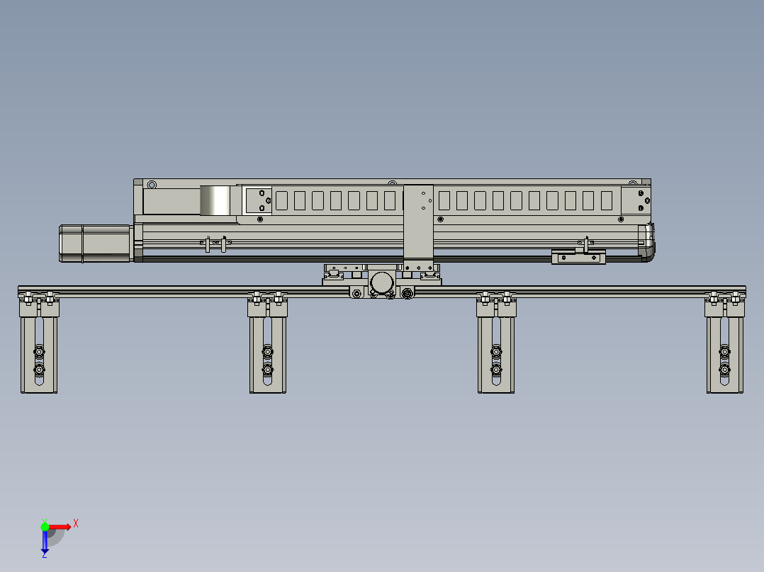 BLXDLDXA2103-04横移机械手OM俯视图