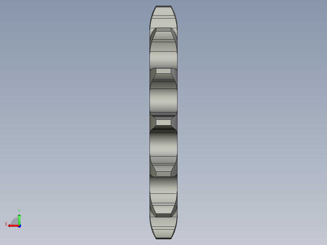 主动链轮10B-14片后视图