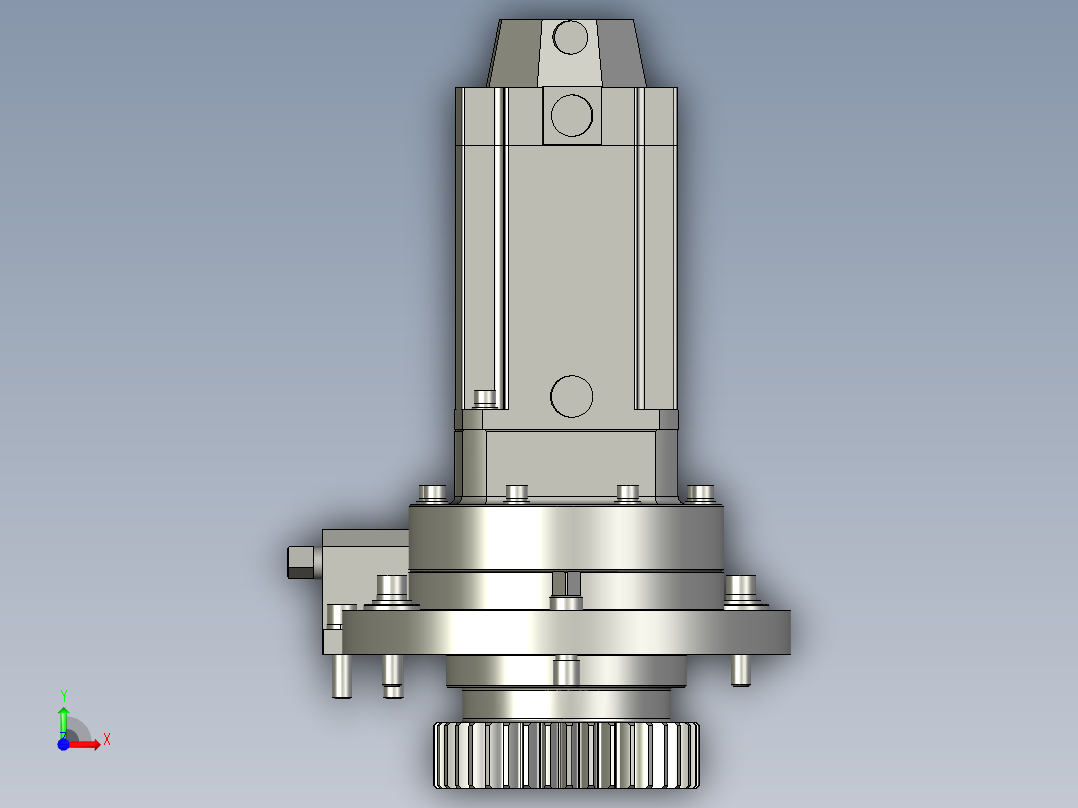 滑台驱动组件前视图