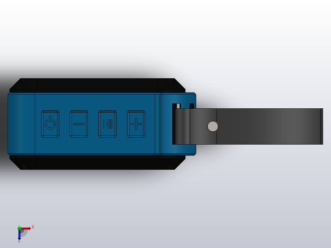 便携式音箱61俯视图